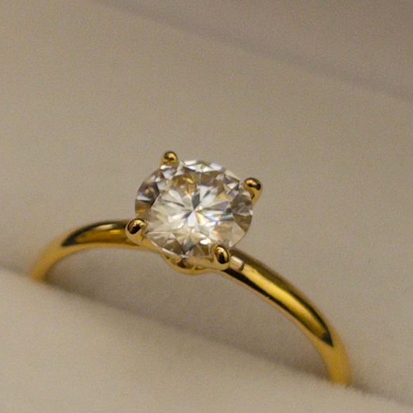 Solara 14K Goldring Damenring